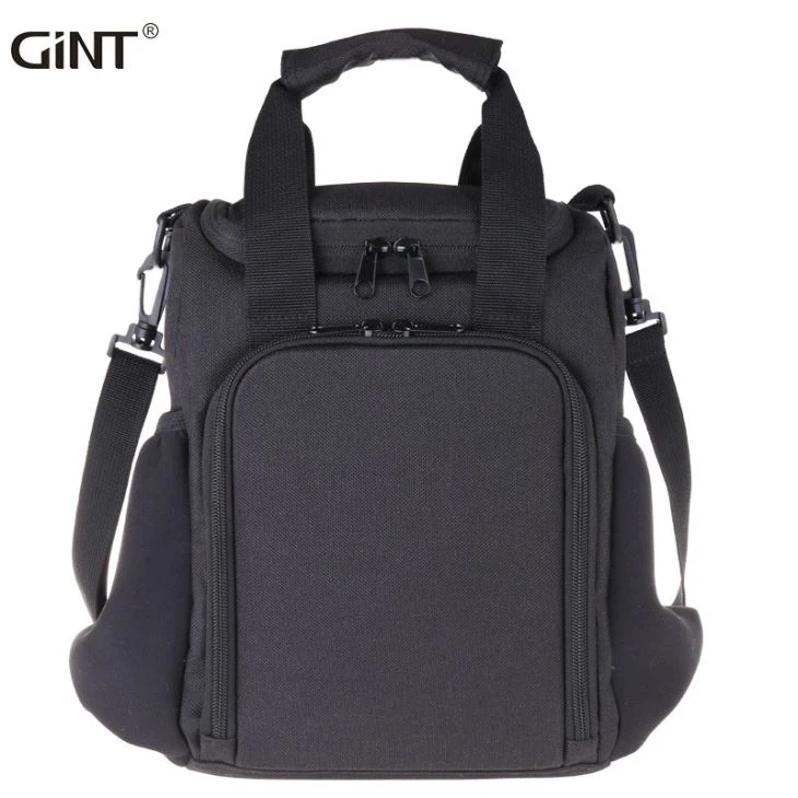 Handbag Shoulder Grid Double-layer Insulation Picnic Lunch Bag Cooler Bag For Travel Beach Use