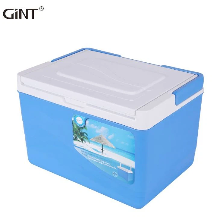 WOOD LID Portable Fishing Ice Food Wine And Water Cooler Box