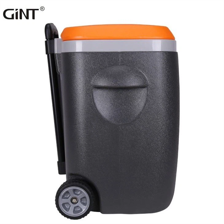 Heave-duty Plastic Foam Insulated Portable Ice Water Cooler Box With Wheels