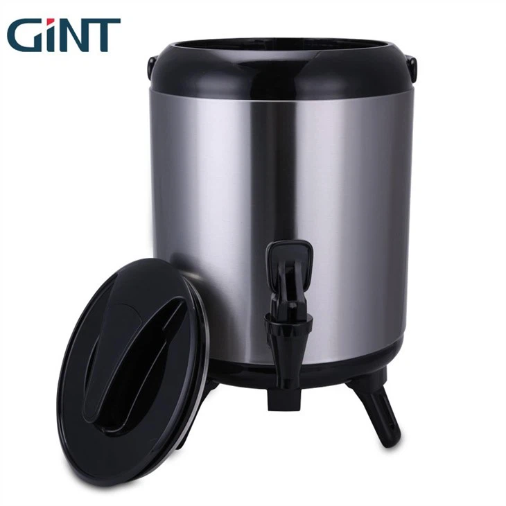 Tea Drink Stainless Steel Insulated Dispenser Milk Tea Bucket suppliers